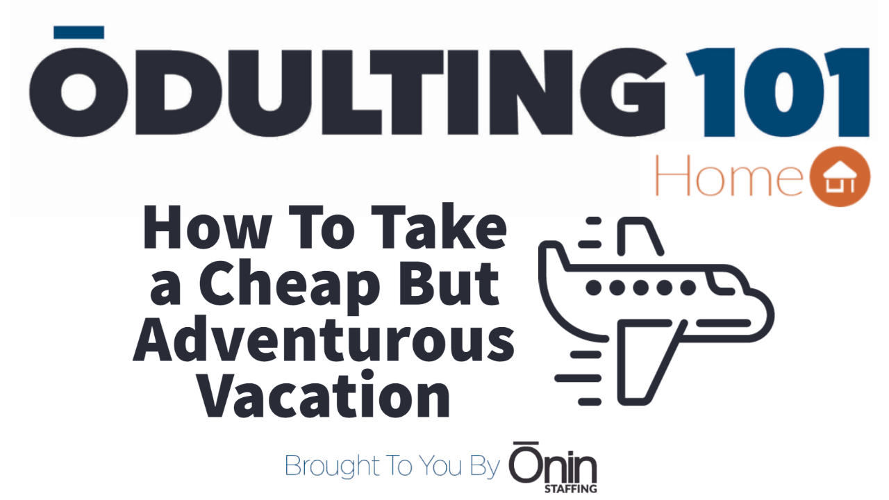 Cheap Adventurous Vacation Blog Graphic
