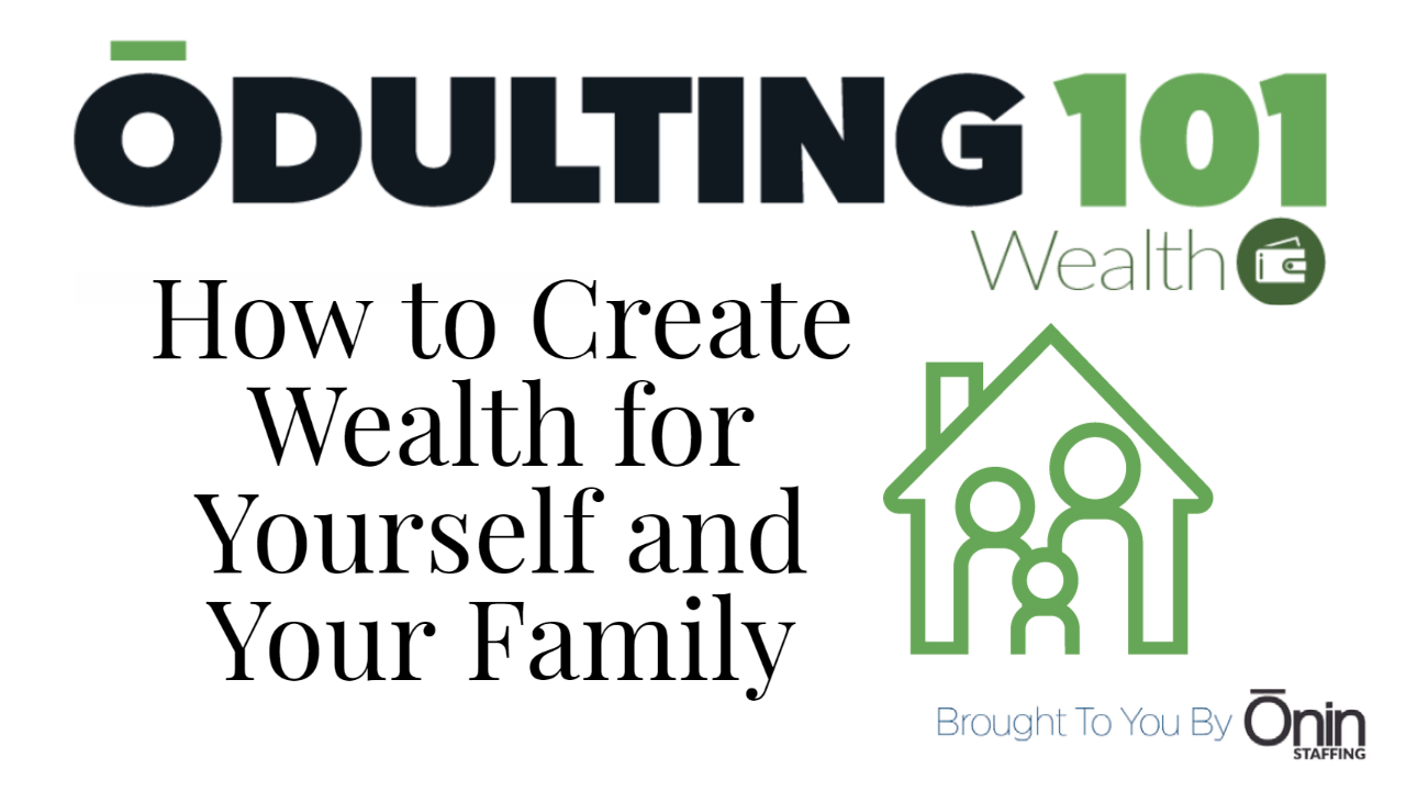 Create Wealth for your Family Blog Graphic